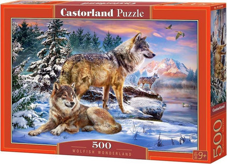 Castorland wilcza kraina czarów – puzzle – 500 elementów – satynowe wykończenie – idealne dopasowanie – europejska jakość