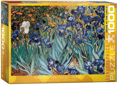 Eurographics - irysy - Vincent van Gogh - 1000 elementów 68×48cm (szer.×wys.) - puzzle artystyczne