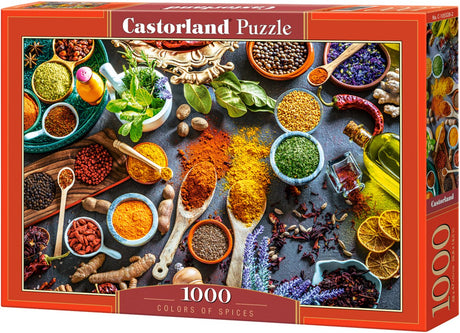 Castorland Kolory Przypraw – puzzle – 1000 elementów – satynowe wykończenie – idealne dopasowanie – europejska jakość