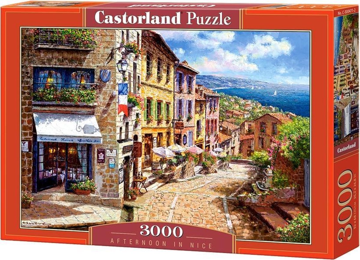 Puzzle popołudniowe Castorland w ładnych opakowaniach, 3000 elementów.
