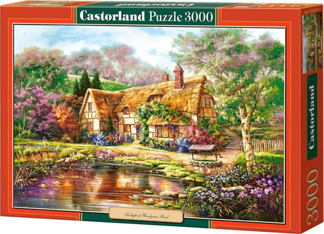 Castorland zmierzch nad drzewiastym stawem – puzzle – 3000 elementów – satynowe wykończenie – idealne dopasowanie – europejska jakość