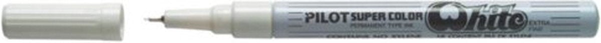Pilot cienkopis super sc-w ef biały | 12 sztuk