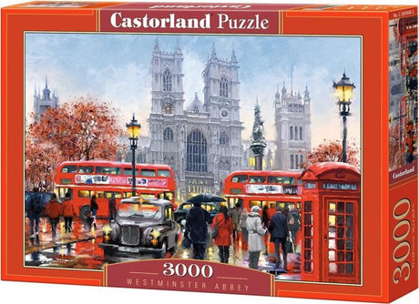 Opactwo Westminsterskie Castorland – puzzle – 3000 elementów – satynowe wykończenie – idealne dopasowanie – europejska jakość