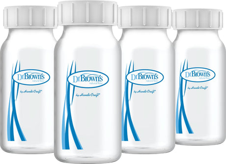 Butelki do przechowywania karmienia piersią Dr Brown's - 120 ml - butelka z wąską szyjką - 4 sztuki