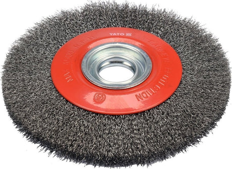 Yato - roterende borstel - 200mm - inox - 32mm bevestiging