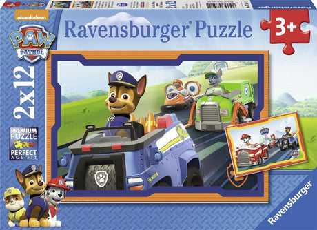 Psi patrol Ravensburgera w akcji - 2 x 12 elementów - puzzle dla dzieci