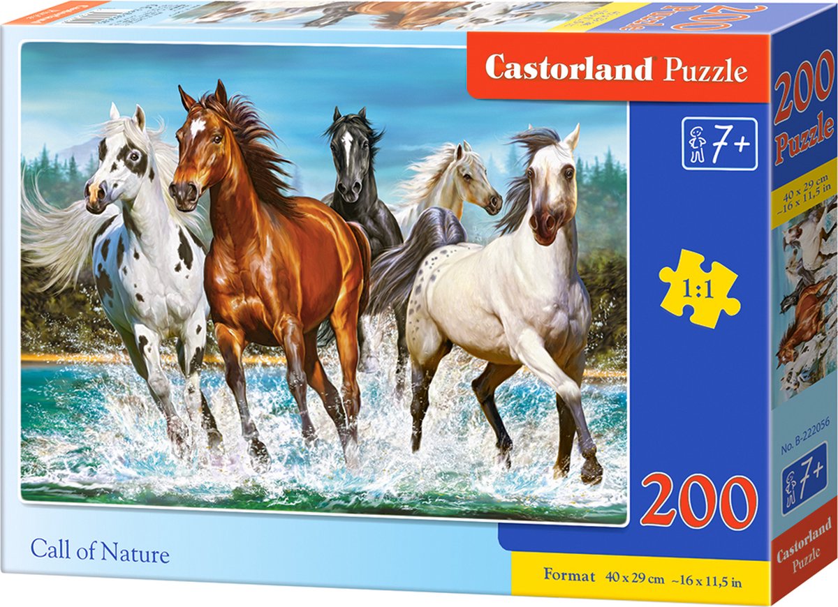Castorland Zew natury – puzzle – 200 elementów – natura – jakość premium