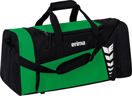 Torba sportowa Erima six Wings (średnia) z kieszeniami bocznymi - czarny szmaragd | rozmiar: m