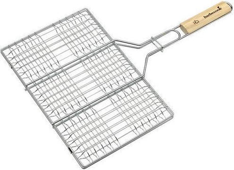 Barbecook - siatka zaciskowa do grilla - grill hamburgerowy - odpowiedni na 6 hamburgerów - 52,5x35x3cm