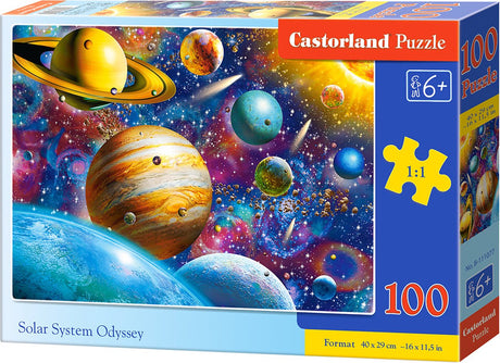 Odyseja Układu Słonecznego Castorland – puzzle – 100 elementów – Układ Słoneczny – jakość premium