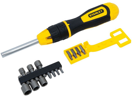 Wkrętak wielobitowy Stanley z grzechotką, 20 szt. - stht0-62574