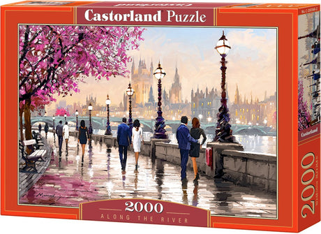 Castorland wzdłuż rzeki – puzzle – 2000 elementów – satynowe wykończenie – idealne dopasowanie – europejska jakość