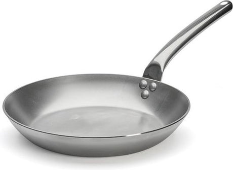 Patelnia Debuyer de Buy Carbone Plus z uchwytem ze stali nierdzewnej - ø 28cm - blacha stalowa