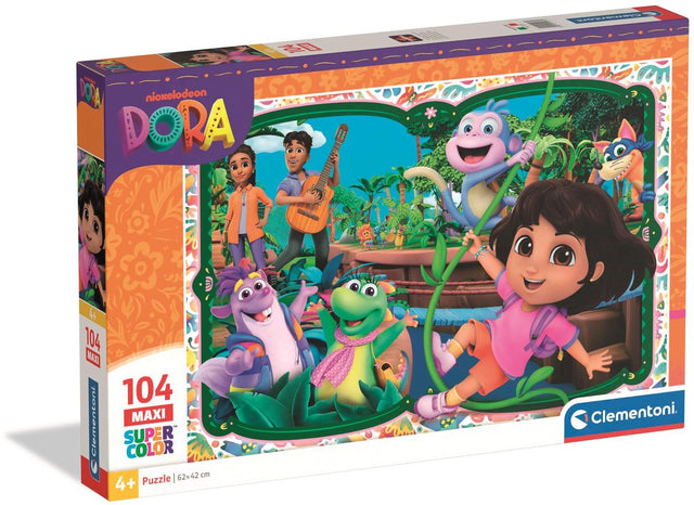 Clementoni - puzzle - Dora the Explorer - maxi - 104 elementy - super kolor - od 3 lat