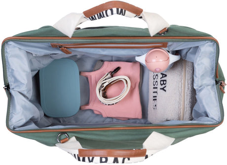 Torba do karmienia Childhome Mommy Bag® - torba na pieluchy - zielona - ładowność 5kg - 55x30x40cm - 58l