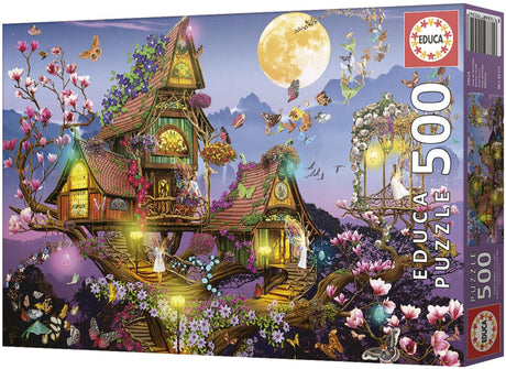 Educa - puzzle - 500 elementów - dom wróżki