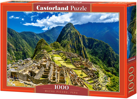 Castorland machu picchu, peru – puzzle – 1000 elementów – satynowe wykończenie – idealne dopasowanie – europejska jakość