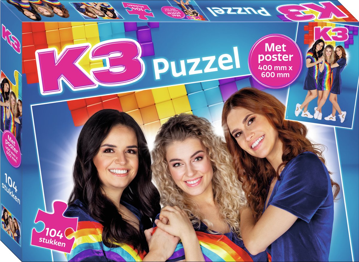 Puzzle K3 - 30,5 x 21,5 cm - 104 elementy