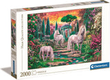 Puzzle Clementoni klasyczne jednorożce, 2000 elementów.