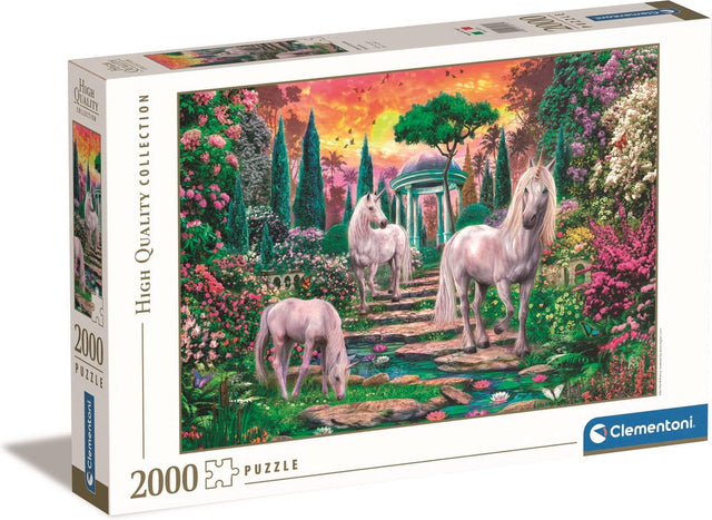 Puzzle Clementoni klasyczne jednorożce, 2000 elementów.