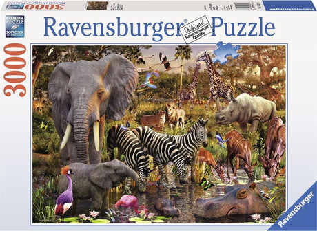 Puzzle Ravensburger Afrykański świat zwierząt - układanka - 3000 elementów