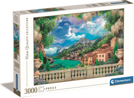 Clementoni - puzzle - 3000 elementów - taras nad jeziorem - puzzle dla dorosłych