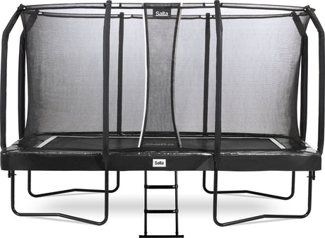 Salta first class - trampoline met veiligheidsnet en ladder - 427 x 244 cm - zwart