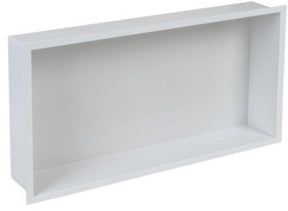 Plieger inbox inbouwnis - met flens - rvs - 60x30x7.5cm - kleur rvs