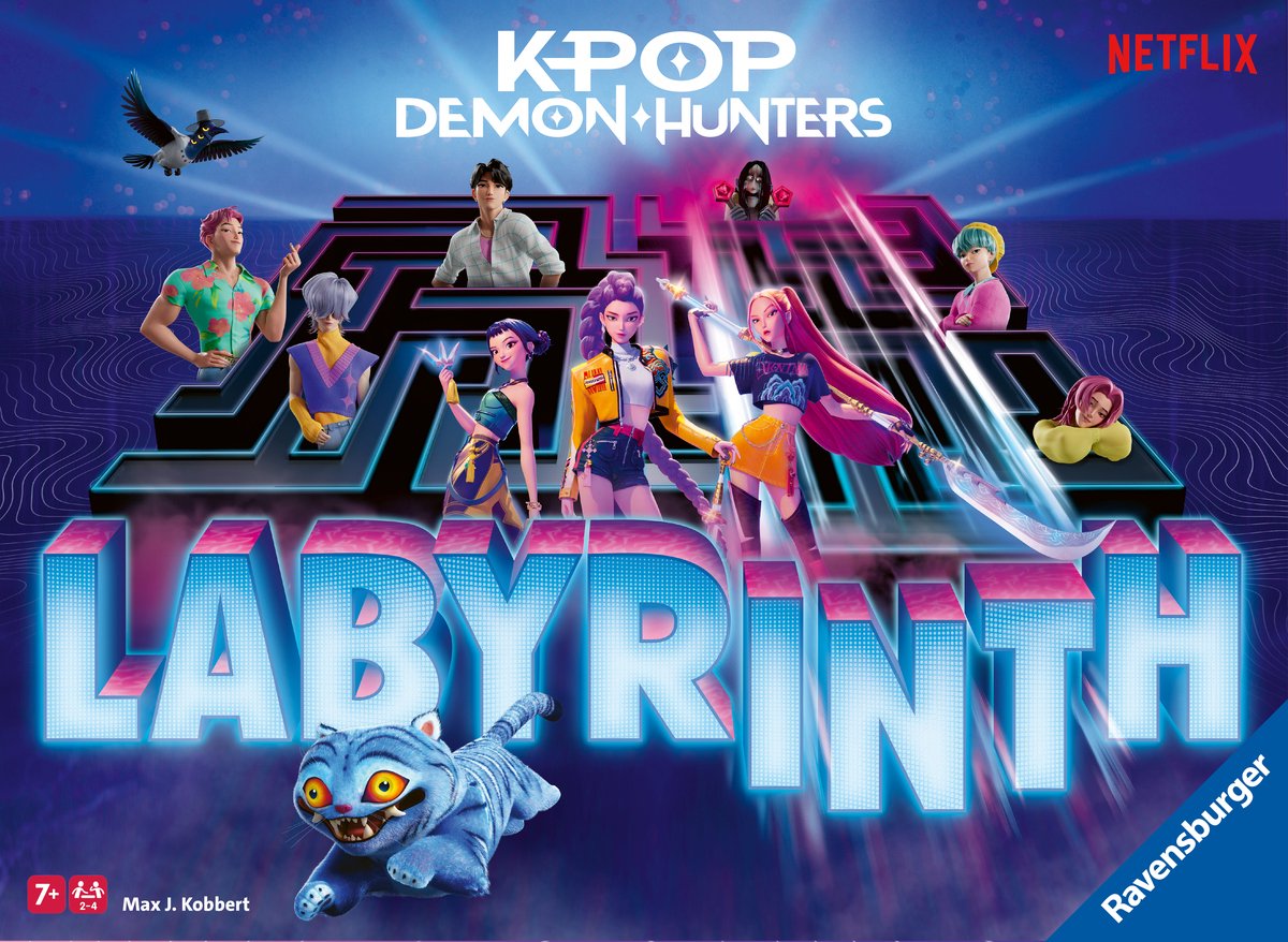 Ravensburger labyrinth kpop demon hunters - bordspel - familiespel - vanaf 7 jaar
