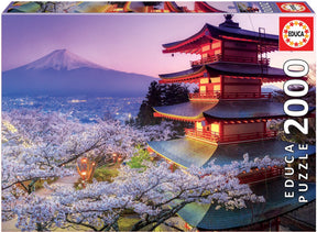 Educa - puzzle - mont fuji japonia - 2000 elementów - układanka