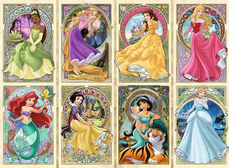 Puzzle Ravensburger Księżniczki Disneya - 1000 sztuk kartonu.