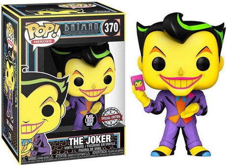 Funko-pop! DC Comics: Batman, serial animowany – Joker nr 370, wydanie specjalne Black Light