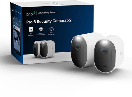 Kamera bezpieczeństwa Arlo pro 6 2k+ - 2 kamery IP