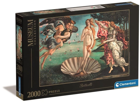 Clementoni - puzzle - 2000 elementów - botticelli: Narodziny Wenus - puzzle dla dorosłych