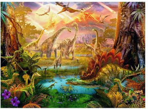 Puzzle Ravensburger Puzzle z dinozaurami - 500 elementów.