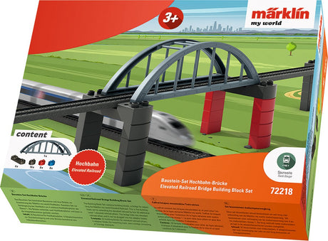 Märklin mój świat zestaw klocków wiaduktowych mostu kolejowego