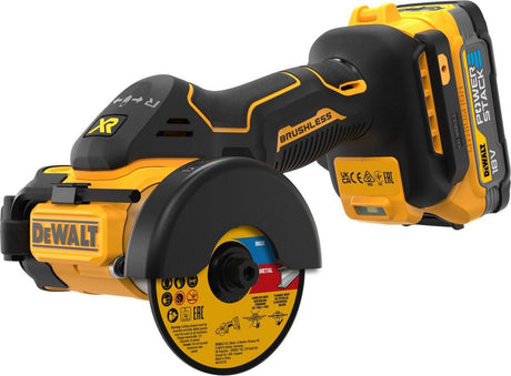 Dewalt dcs438e2t | szlifierka akumulatorowa | 18v | 76mm | 2 x akumulator 1,7 Ah + ładowarka - dcs438e2t-qw