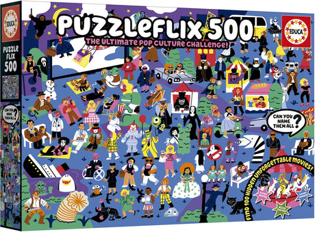 Educa - puzzle - 500 elementów - flix - układanka