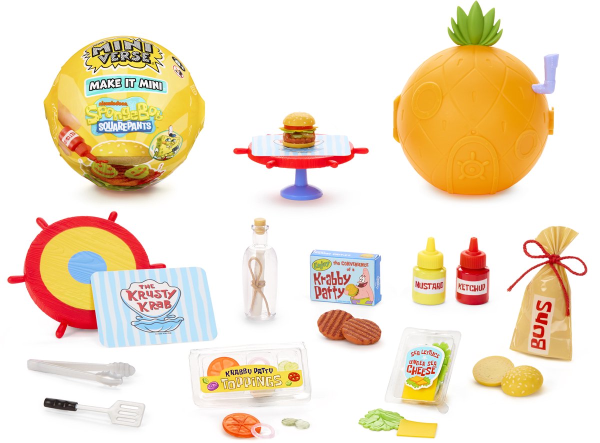 Miniverse sprawia, że ​​jest to mini licencjonowany SpongeBob | 15 sztuk