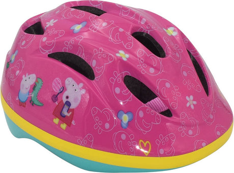 Kask rowerowy Volare Świnka Peppa - różowy - 51-55 cm