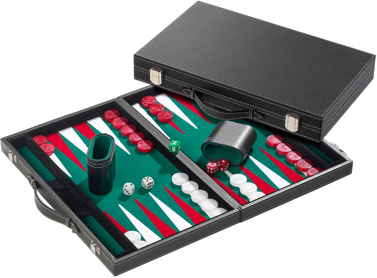 Backgammon Philos średnio zielony