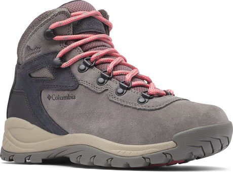 Damskie buty turystyczne Columbia Newton Ridge Plus, wodoodporne, wzmocnione - Stratus, Canyon Rose