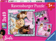 Puzzle Ravensburger Barbie - układanka - 3x49 elementów