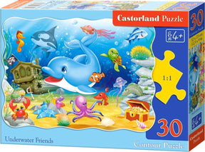 Podwodni przyjaciele Castorland - 30 sztuk