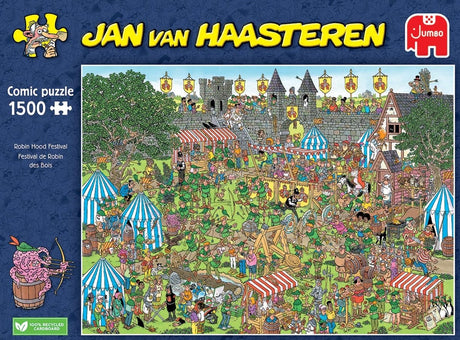 Jan van Haasteren - Festiwal Robin Hooda - 1500 elementów - puzzle - układanka