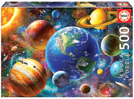 Educa puzzle Układ Słoneczny 500 sztuk zabawek.