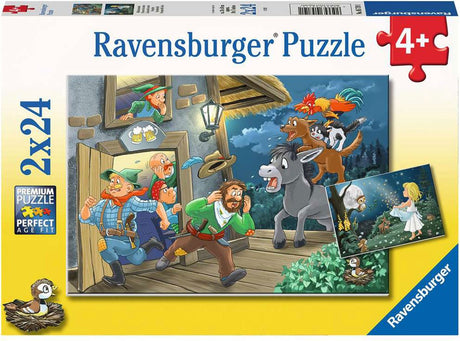 Puzzle Ravensburger bajki - układanka - 2x24 elementy