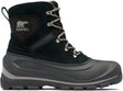 Sorel buxton™ lace boot wp men's snowboots - black, quarry - maat 42