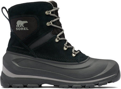 Męskie śniegowce Sorel Buxton™ Lace Boot wp – czarne, kamieniołom – rozmiar 46