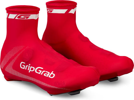 Gripgrab - raceaero lekkie letnie ochraniacze na buty rower wyścigowy aero ochraniacze na buty do jazdy na czas - czerwony - unisex - rozmiar jeden rozmiar